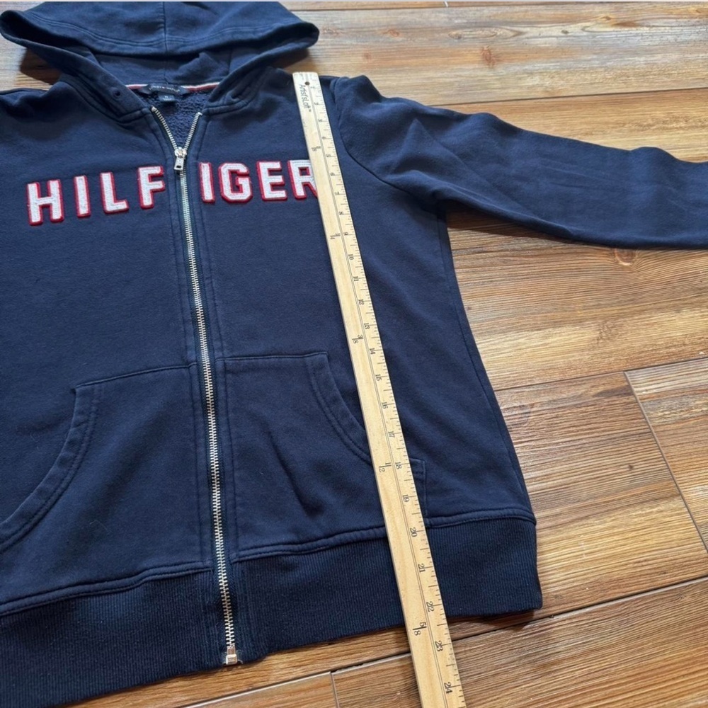 Tommy Hilfiger Navy Hoodie Jacket - Picture 6 of 6